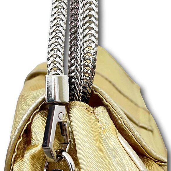 Upcycled & Reworked Christian Dior Monogram Quilted Gold Crossbody Clutch Bag - Picture 10 of 16